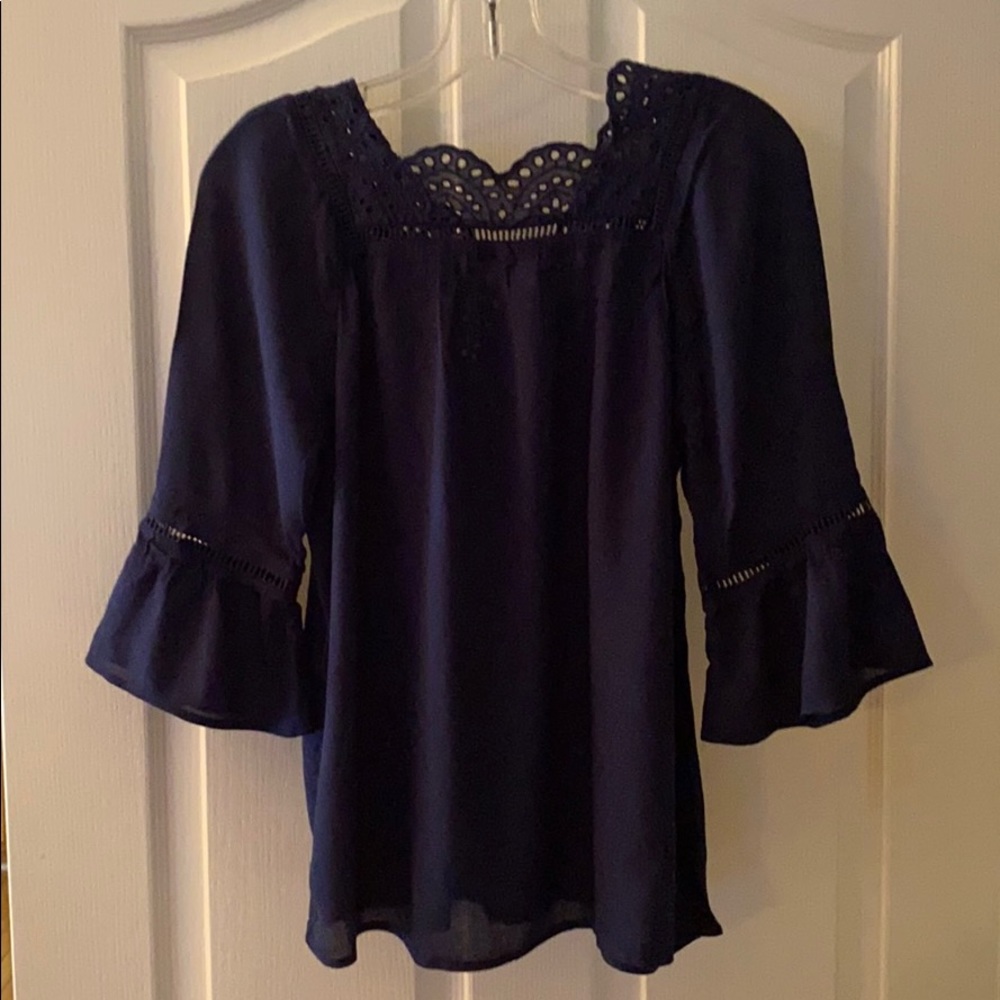 Navy blouse - Picture 3 of 3